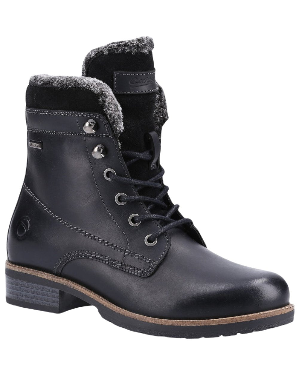 Cotswold Daylesford Mid Boots - Waterproof Leather Ankle Boots for Women, Comfortable Walking Shoes for Outdoor & Casual Wear - Perfect for Hiking, Travel & Everyday Use