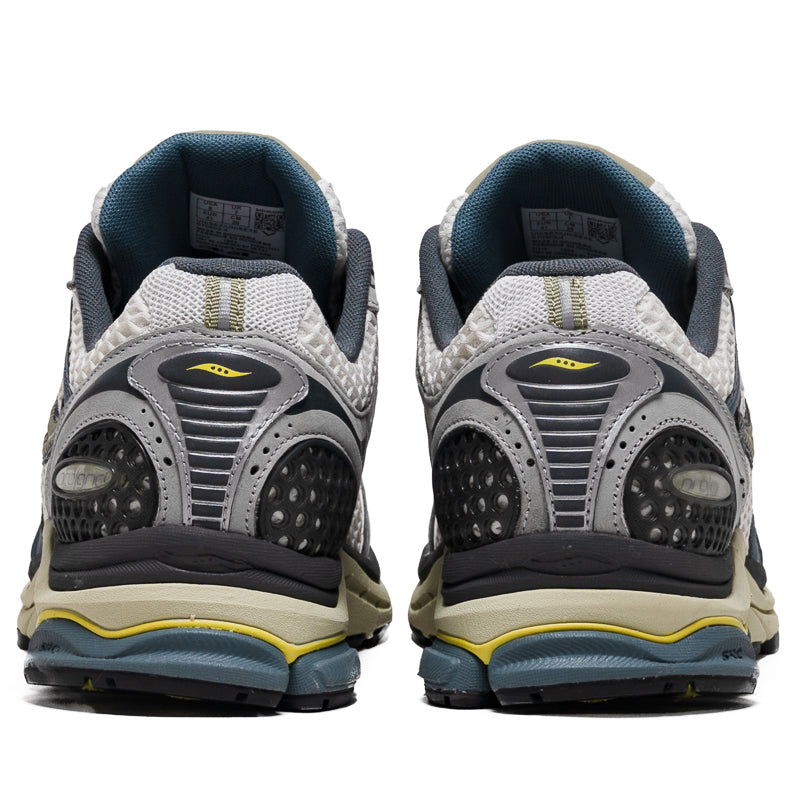 Saucony Progrid Triumph 4 Running Shoes for Men - Ice/Orion Blue | Lightweight Cushioned Sneakers for Road Running, Jogging & Gym Workouts