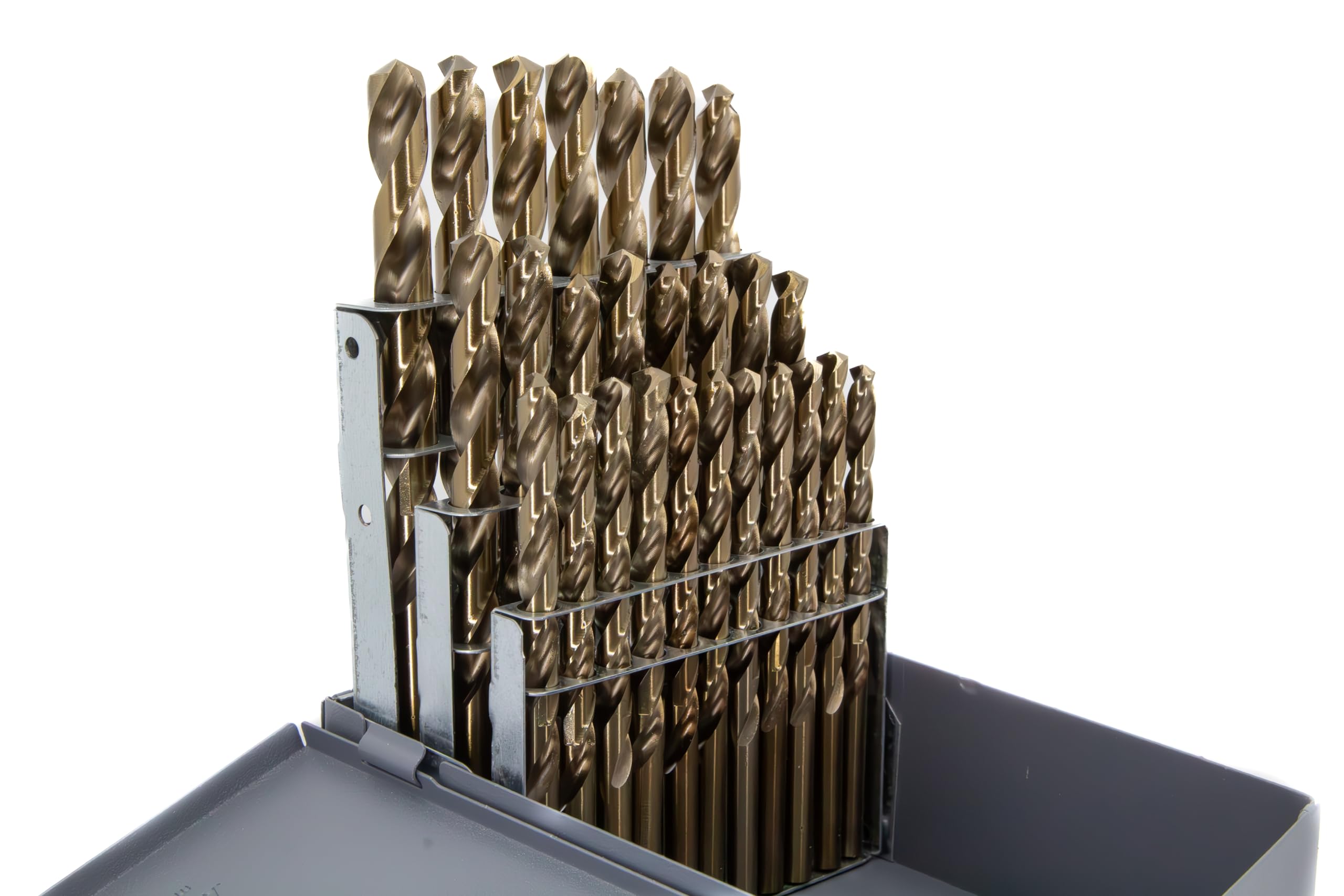 **Drill America 29-Piece M42 Cobalt Screw Machine (Stub) Drill Bit Set (Sizes A-Z) – High-Speed Steel for Metal, Wood & Plastic – D/ASTCO Series – Perfect for Machining, DIY & Professional Use**