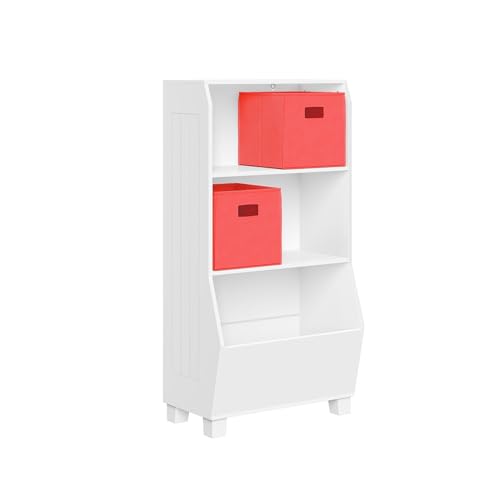 White With 2 Coral Bins