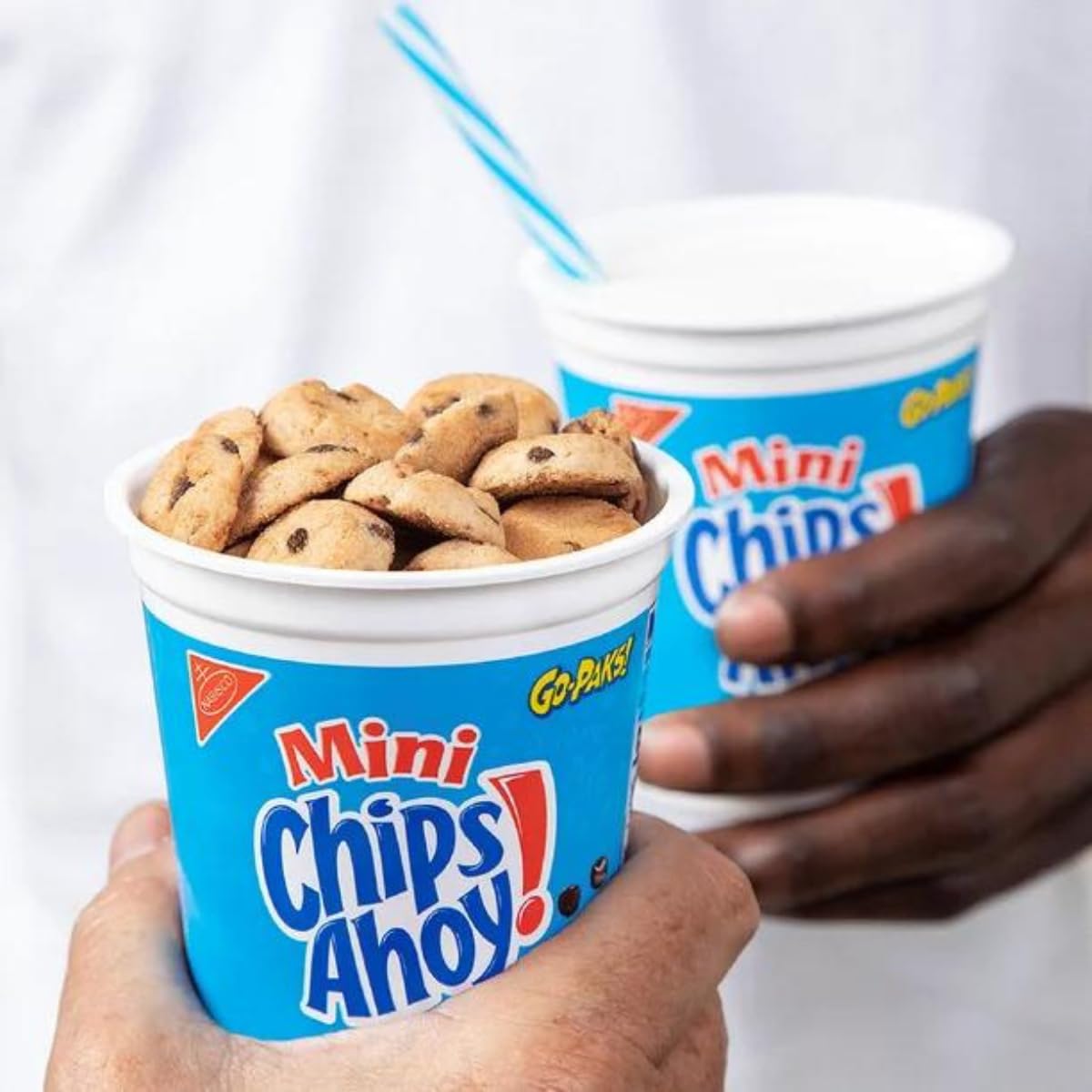Chips Ahoy Mini Go-Paks Chocolate Chip Cookies - 3.5 oz Packs (3-Pack, 10.5 oz Total) | On-The-Go Snacks for School, Office & Travel | Crunchy Bite-Sized Treats Perfect for Lunchboxes & Road Trips