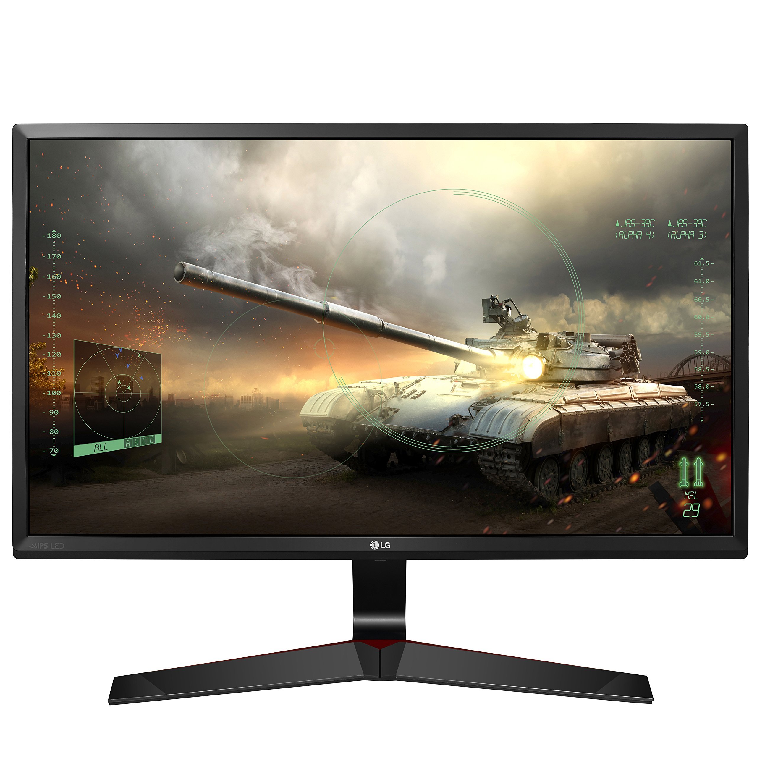 LG 27MP59G-P 27 Inch IPS Gaming Monitor with AMD FreeSync, 1920x1080 Full HD, 1ms Response Time - Certified Refurbished (Black) - Perfect for Esports, PC Gaming & Home Office Setup