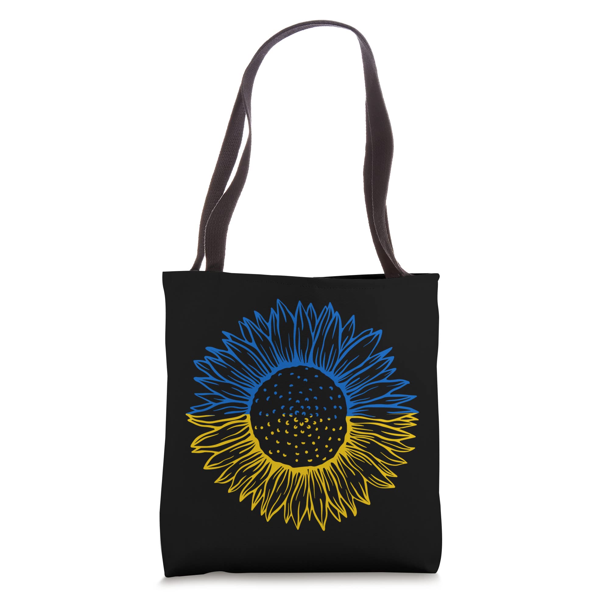Ukraine Sunflower Tote Bag - Eco-Friendly Reusable Grocery Shopping Bag - Perfect for Farmers Market, Beach & Daily Use