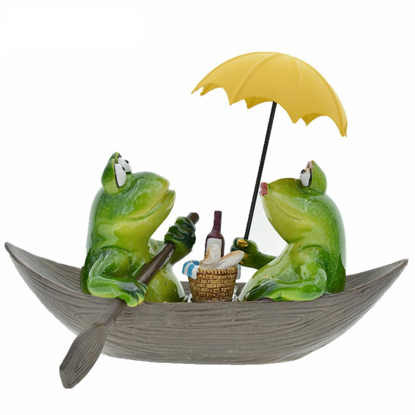 Modern Resin Frog Figurine - Nordic Style Animal Sculpture for Home, Bathroom & Garden Decor | Perfect for Living Room, Office & Outdoor Use