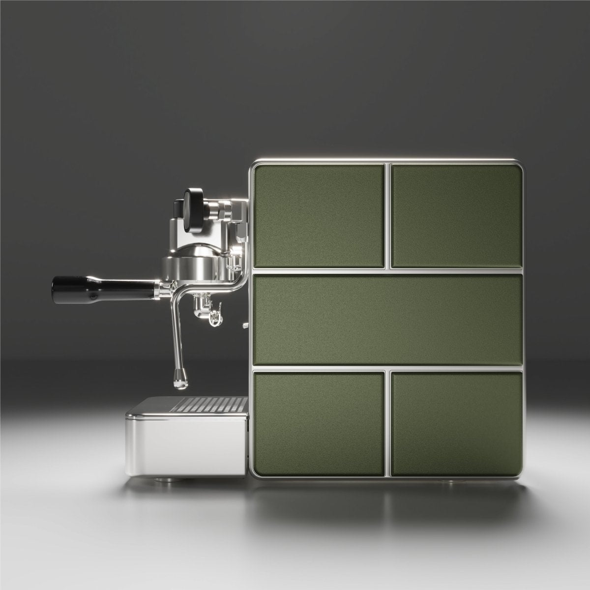 Premium Stone Espresso Machine in Mine Green - Perfect for Home Baristas & Coffee Lovers - Ideal for Kitchens, Offices, and Coffee Shops