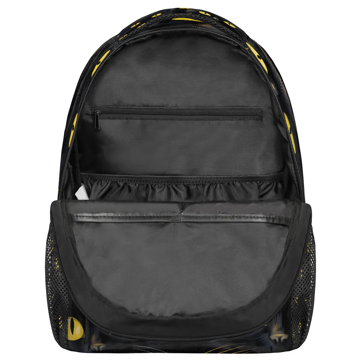 Pardick Black Cat Eyes Backpack for Girls & Boys - Waterproof Travel & School Backpack with Laptop Compartment & Multiple Pockets | Perfect for Teens, Kids, College Students & Daily Commute