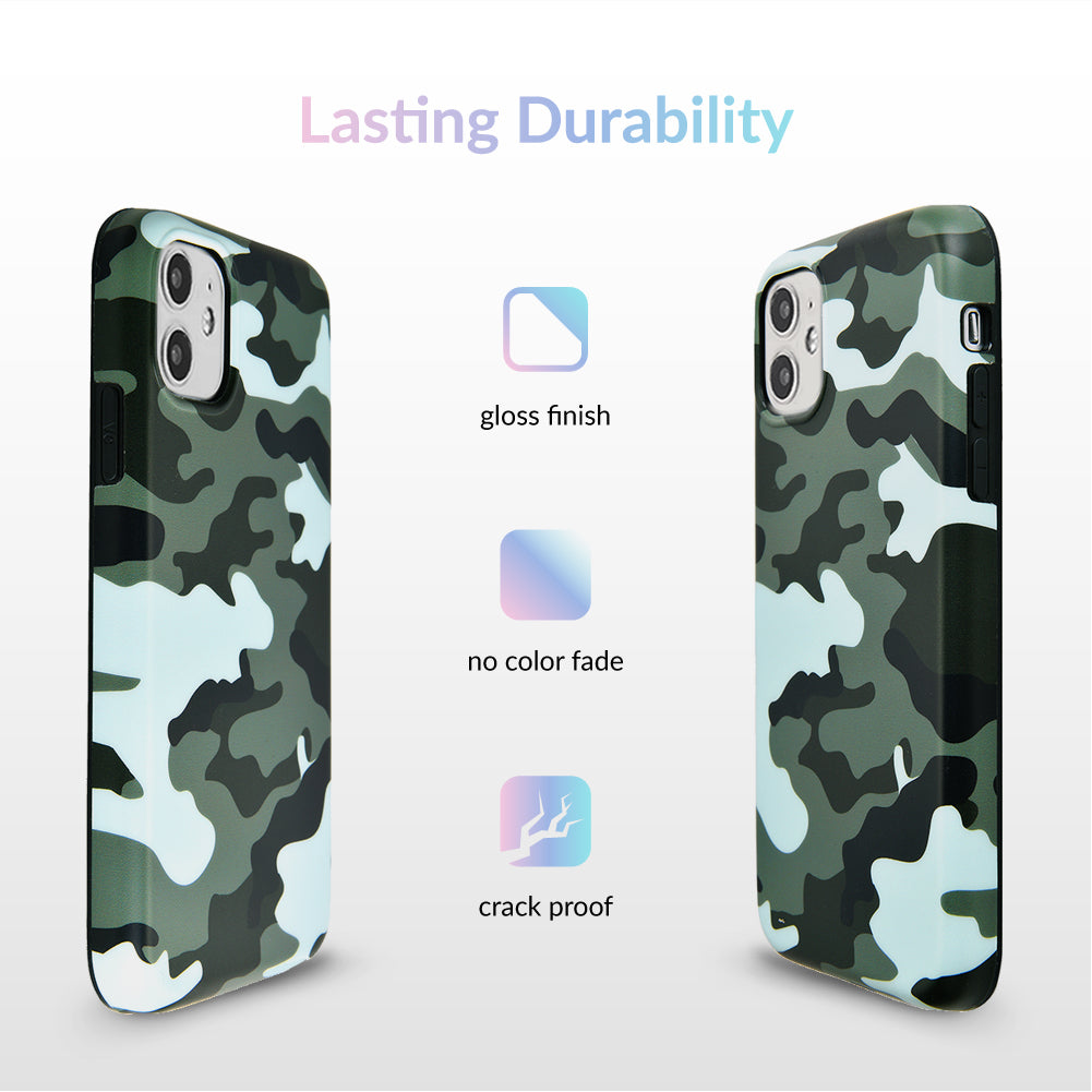 Premium Green Camo iPhone Case - Durable & Stylish Protective Cover for iPhone [Model] | Perfect for Outdoor Adventures, Hunting & Military Enthusiasts