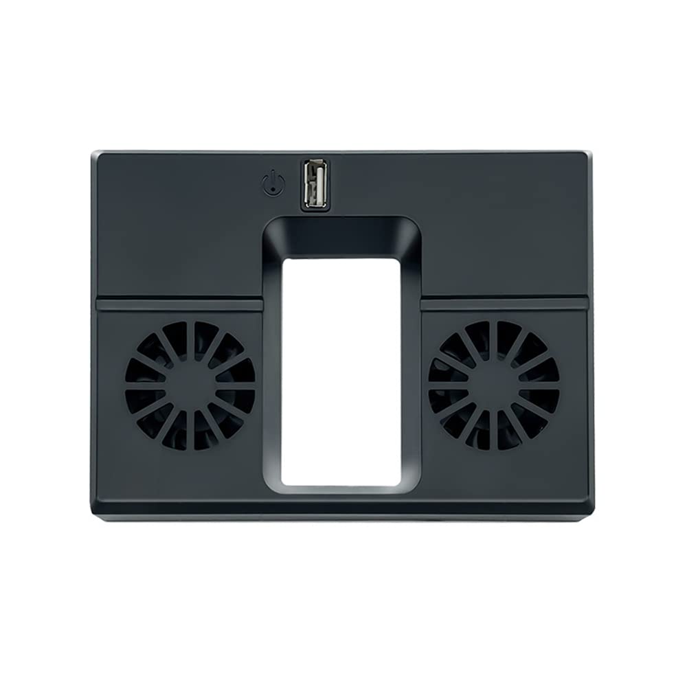 Xbox Series X Cooling Fan Stand - Dual Dock Charging Station for Controllers, Vertical USB Cooling Stand with Colorful LED Lights | Perfect for Gaming Sessions & Controller Storage