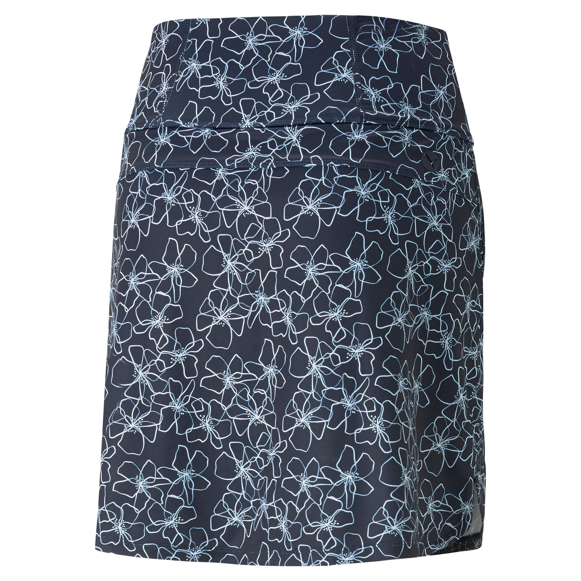 Women's PWRMESH Island Flower Golf Skirt - Breathable Stretch Athletic Skirt for Golf, Tennis & Running - Floral Print Activewear with Built-in Shorts