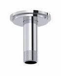 3 Ceiling Mount Shower Arm with Round Escutcheon - Chrome 569C RIOBEL for Modern Bathroom Renovation | Durable & Stylish Shower Fixture for Spa-Like Experience