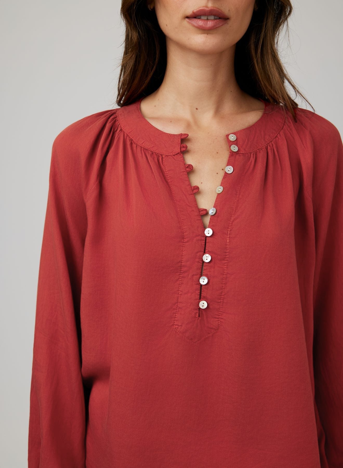 Flowy Pullover Raglan Sweatshirt for Women - Soft & Comfortable Jasper Rose Color - Perfect for Casual Wear, Yoga & Lounge