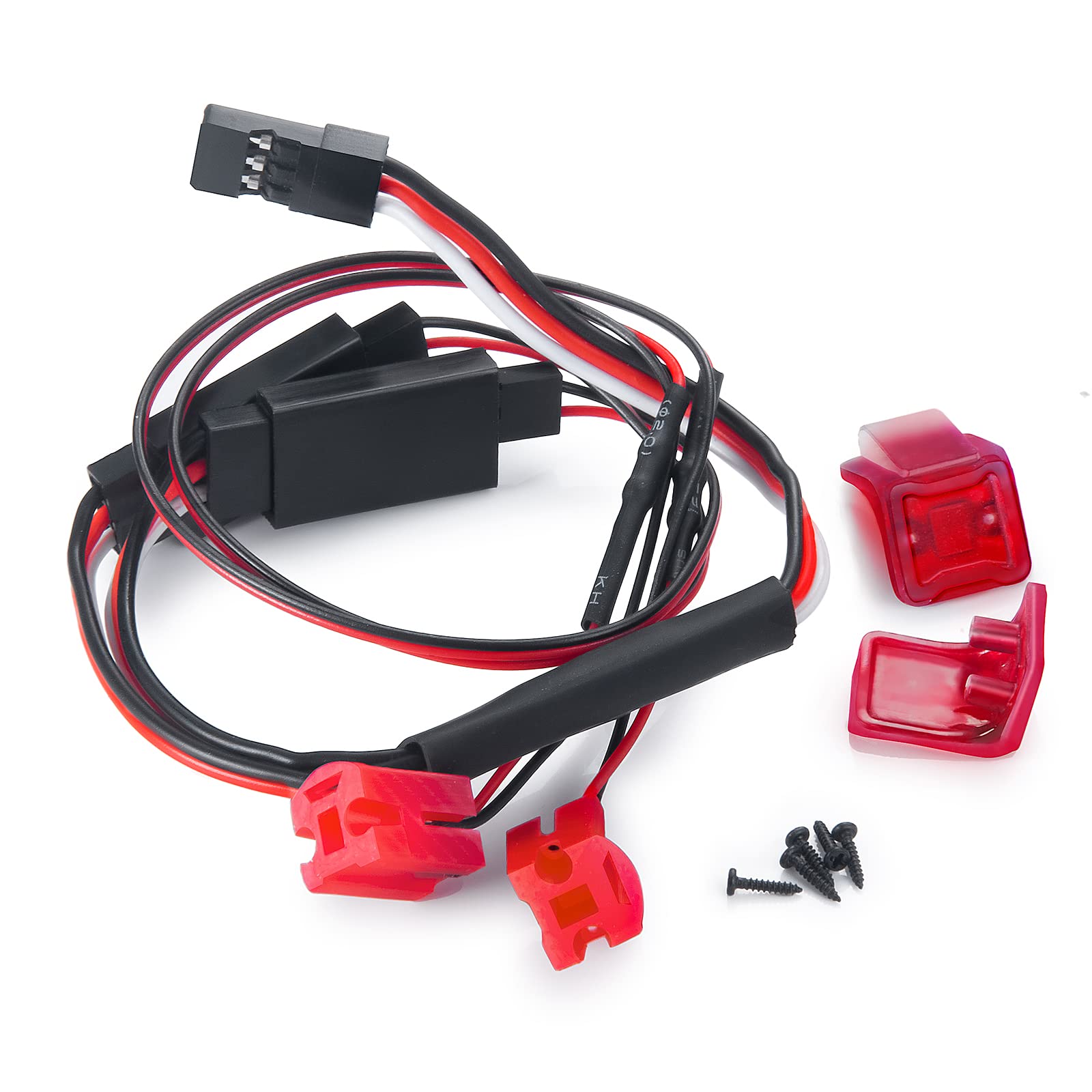 1/24 RC Crawler Car SCX24 LED Taillights - Waterproof Rear Light Upgrade Kit for Gladiator AXI00005 | Off-Road Crawling & Night Driving Accessories