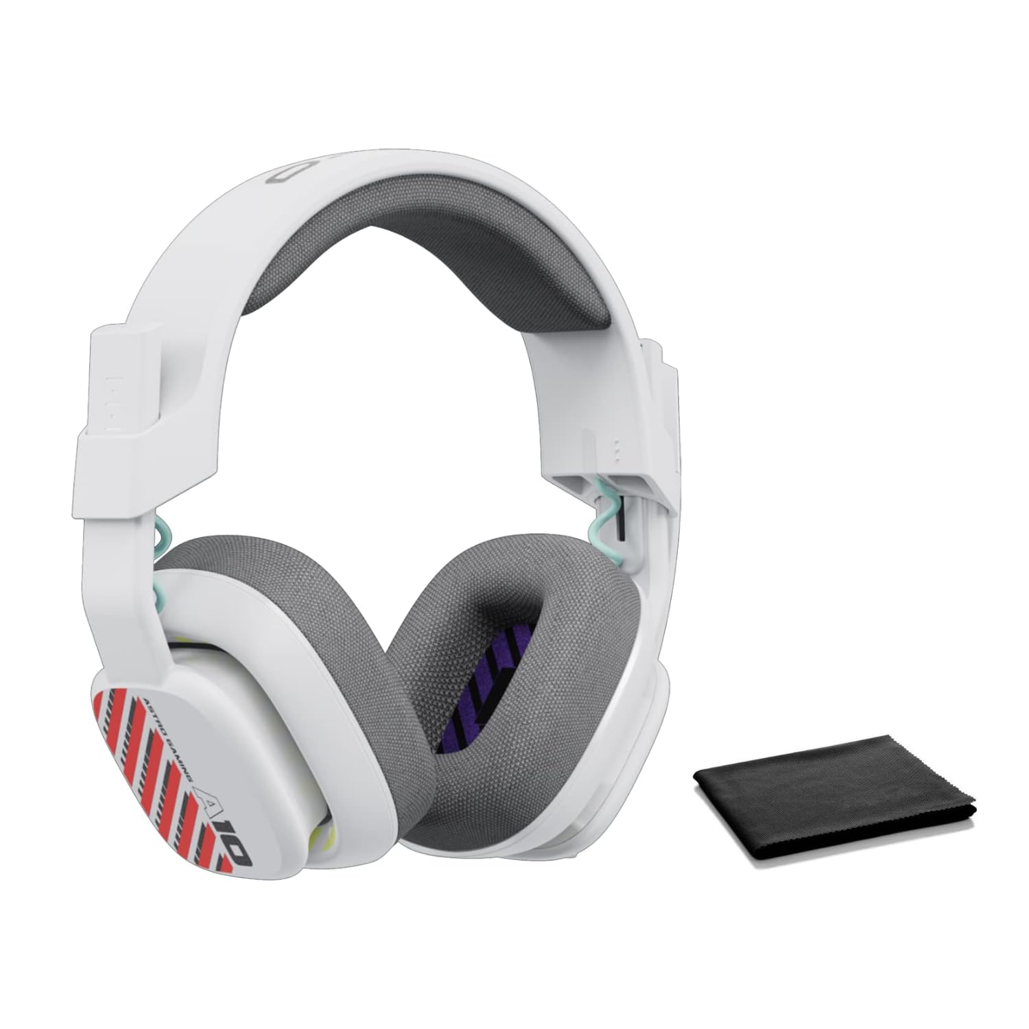 Astro A10 Gen 2 Wired Gaming Headset - Over-Ear Headphones with Flip-to-Mute Mic, 32mm Drivers for Xbox Series X/S, Xbox One, Nintendo Switch, PC & Mac - White (Includes Cleaning Cloth) - Perfect for Competitive Gaming & Long Streaming Sessions