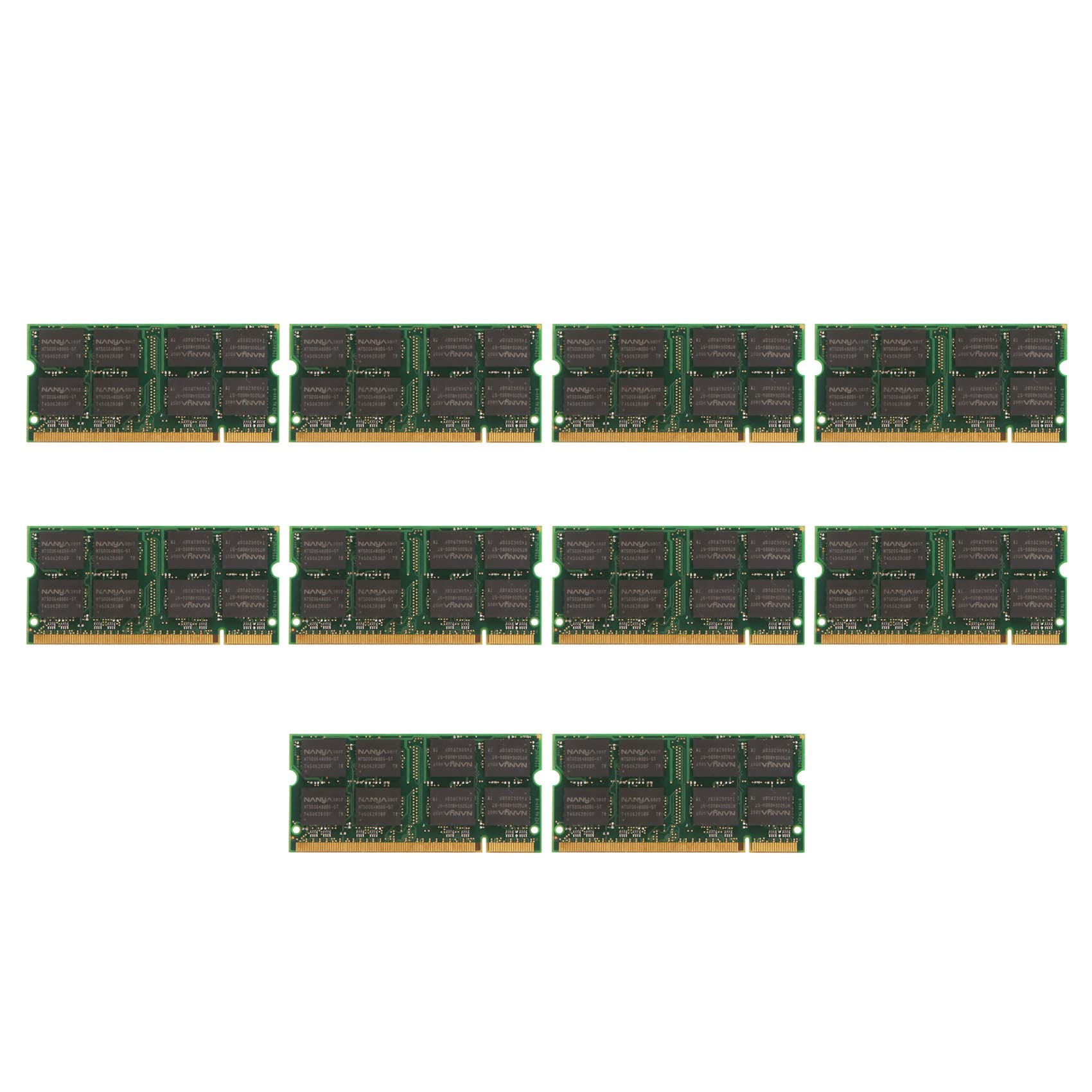 Echwave 10X DDR 1GB Laptop Memory RAM SODIMM DDR 333MHz PC2700 200-Pin Notebook RAM Upgrade - Compatible with HP, Dell, Lenovo Laptops for Faster Performance