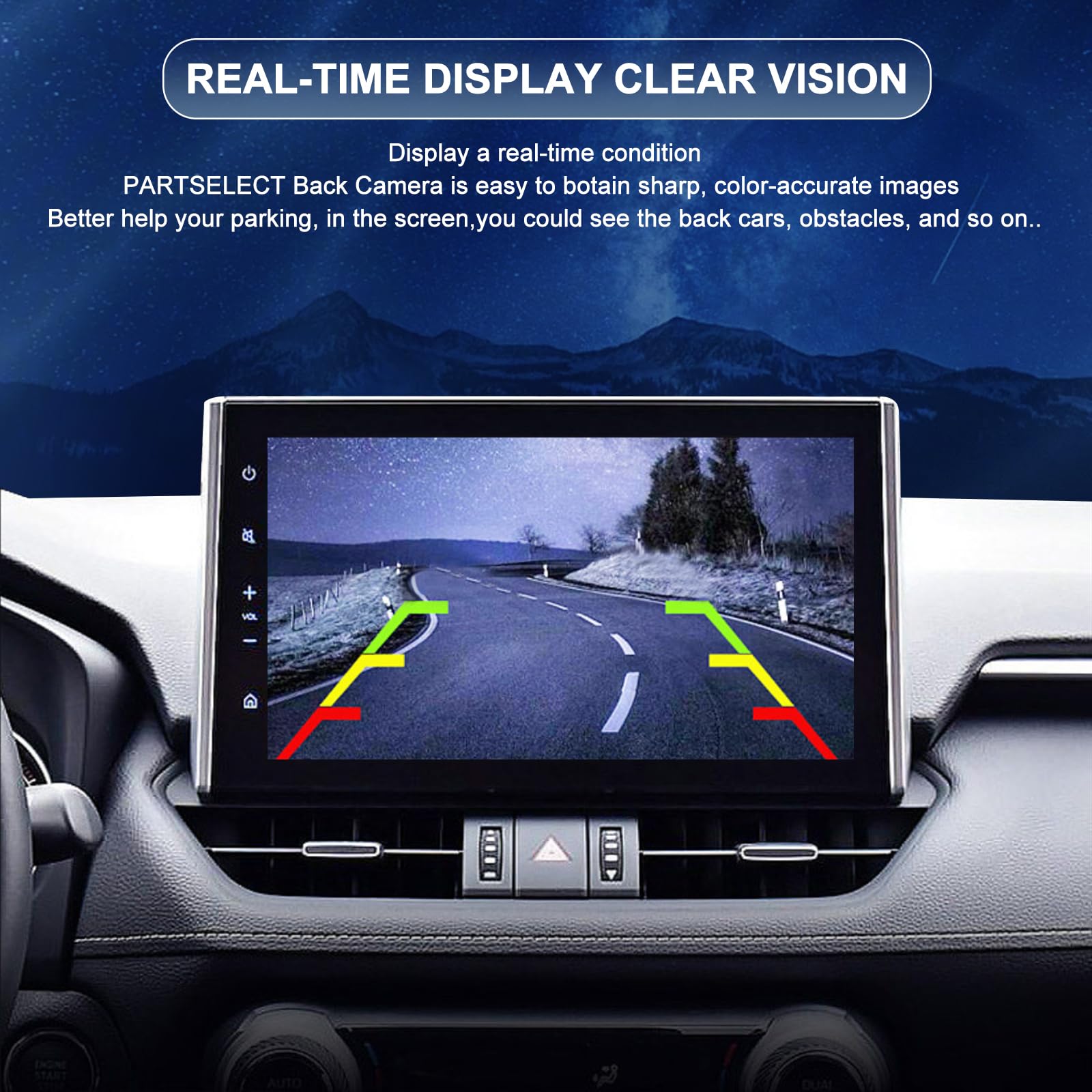 2014-2015 Chevy Silverado & GMC Sierra 1500/2500/3500 HD Rear View Backup Camera Replacement - Compatible with Part #22803702 & #23306741 - Perfect for Night Parking & Trailer Hitching