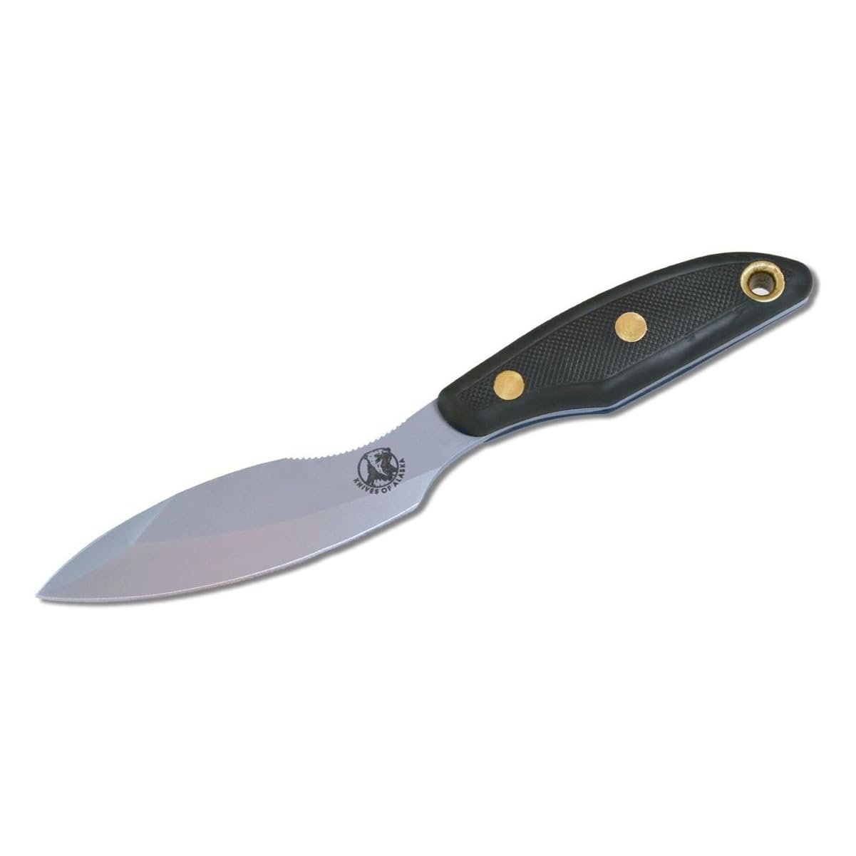 Knives of Alaska Yukon #1 SureGrip Hunting Knife - Premium Fixed Blade for Outdoor Survival, Camping & Bushcraft - Durable High Carbon Steel with Ergonomic Non-Slip Grip