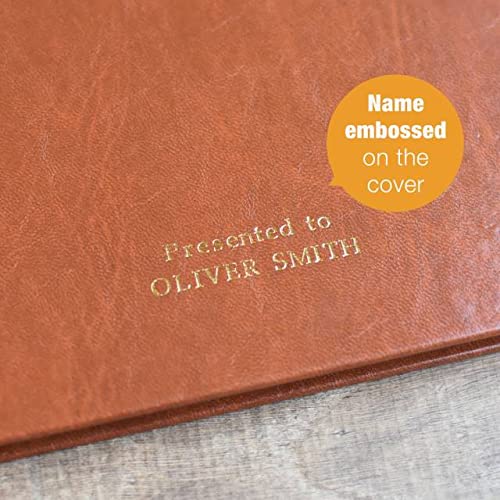 Personalized Football History Book - Custom Sports Fan Gift with Free Gold Foil Name Embossing - NFL History Through Newspaper Archives - Perfect for Football Enthusiasts, Anniversary Gifts & Man Cave Decor
