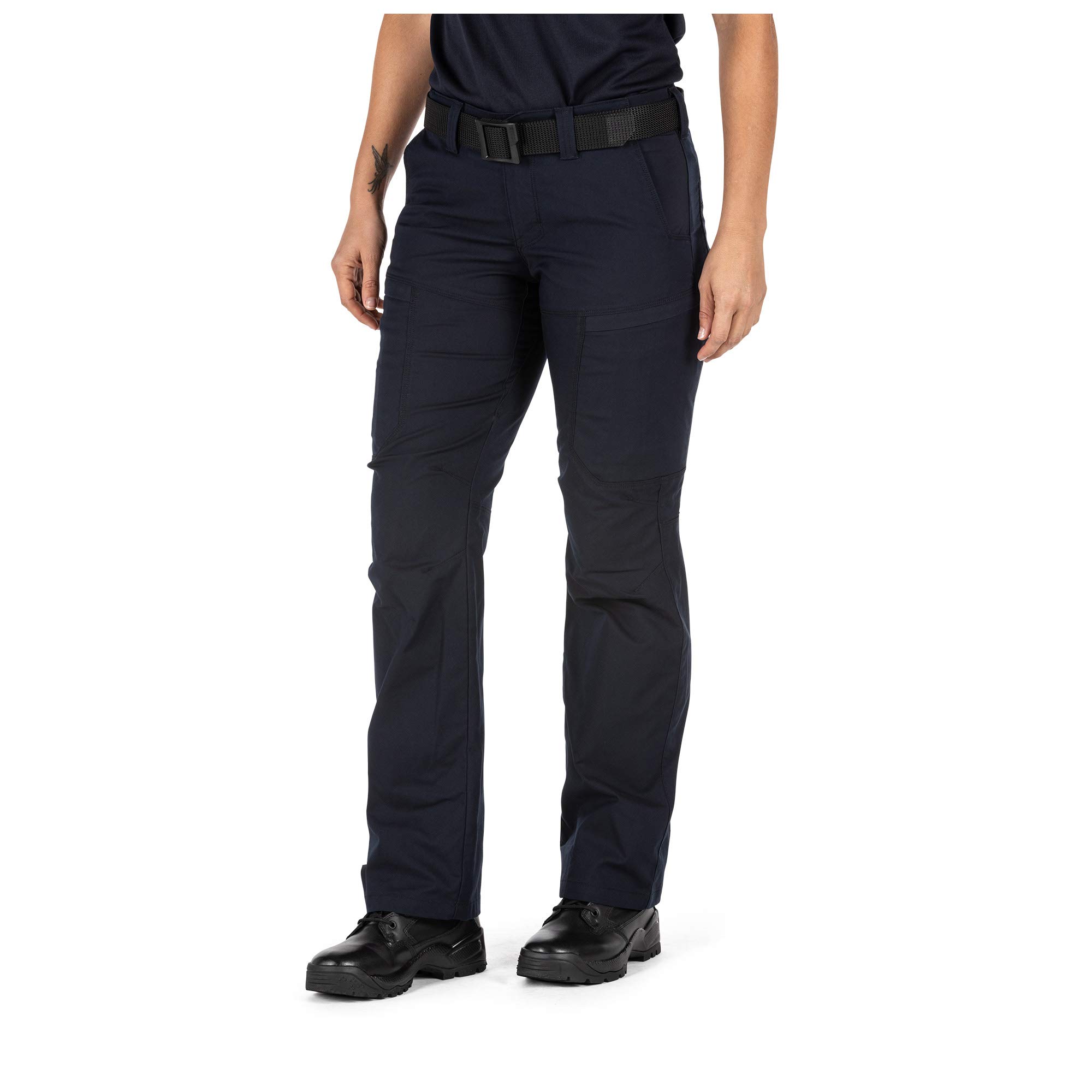 5.11 Tactical Women's Apex Cargo Work Pants - Flex-Tac Stretch Fabric, Gusseted Crotch, Teflon Finish (Style 64446) - Durable Tactical Pants for Outdoor Work, Hiking & Law Enforcement