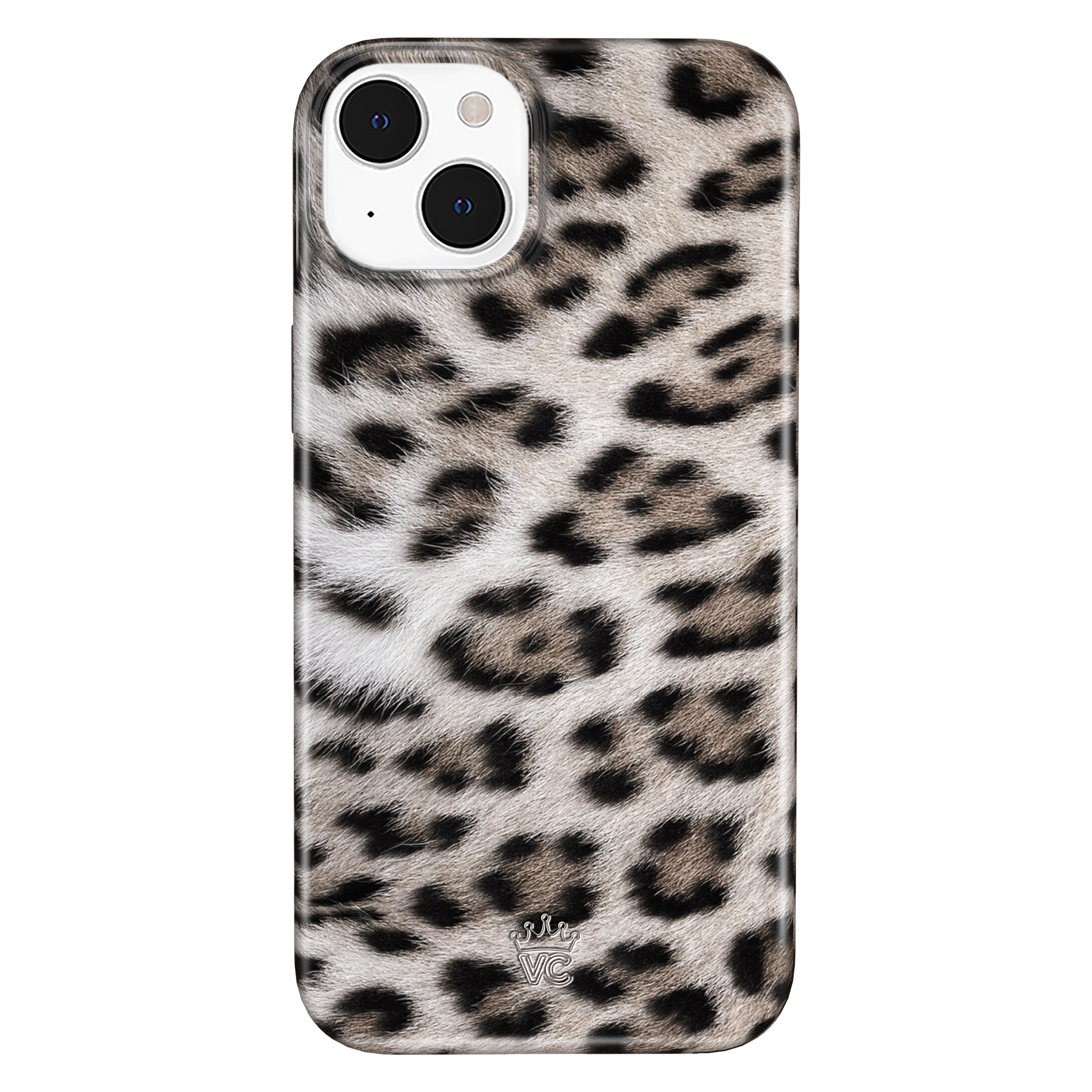 Arctic Leopard Print Shockproof iPhone Case - Slim Protective Cover for iPhone 12/13/14 Pro Max - Perfect for Outdoor Adventures & Daily Use