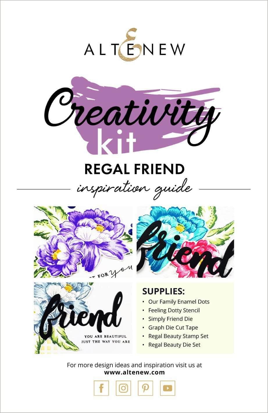 Regal Friend Creativity Kit - DIY Craft Inspiration Guide for Kids & Adults - Perfect for Art Projects, Gift Making & Creative Workshops