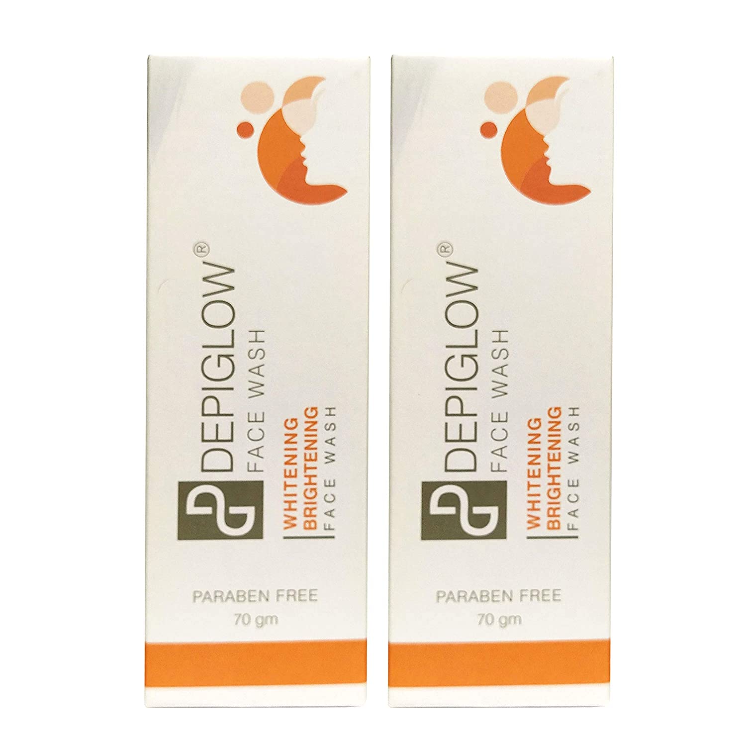 DEPIGLOW Skin Whitening & Brightening Face Wash Cream - Deep Cleansing Creamy Facial Cleanser for All Skin Types (Men & Women) - Pack of 2 (140g Each) | Daily Skincare Routine for Brighter, Healthier-Looking Skin