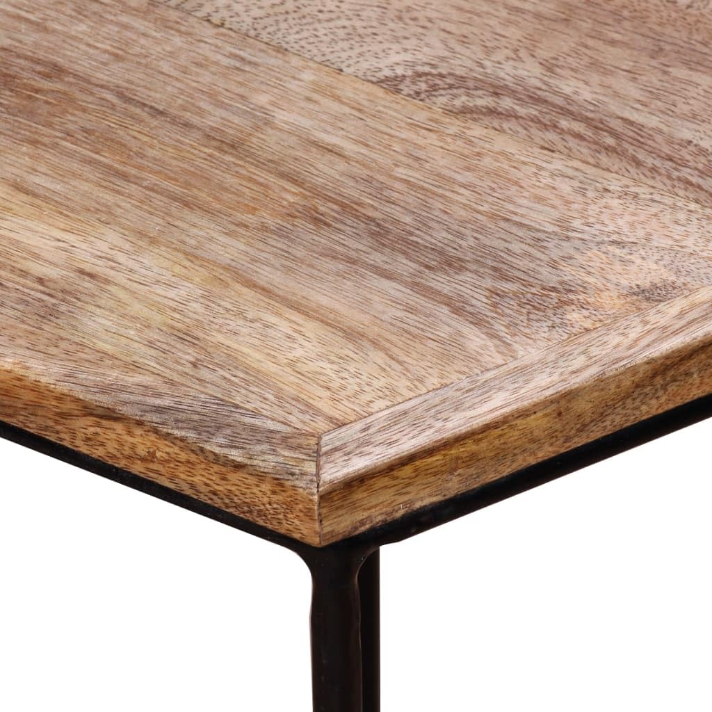 Solid Mango Wood Coffee Table 22x19x16