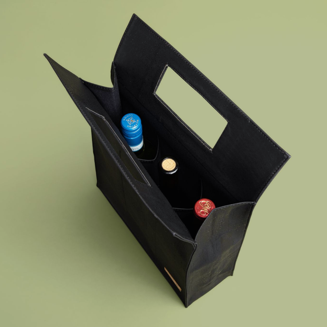 Sommelier Cork Wine Tote Bag - Premium Insulated Wine Carrier for 2 Bottles | Perfect for Picnics, Parties & Travel | Durable & Stylish Wine Accessory