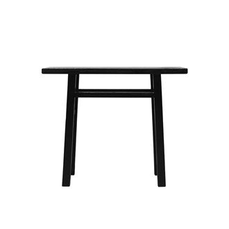 Modern Pavia Console Table - 43 Inch Black Entryway Table for Hallway, Living Room & Bedroom - Slim Sofa Table with Sturdy Metal Legs - Perfect for Home Decor & Small Spaces