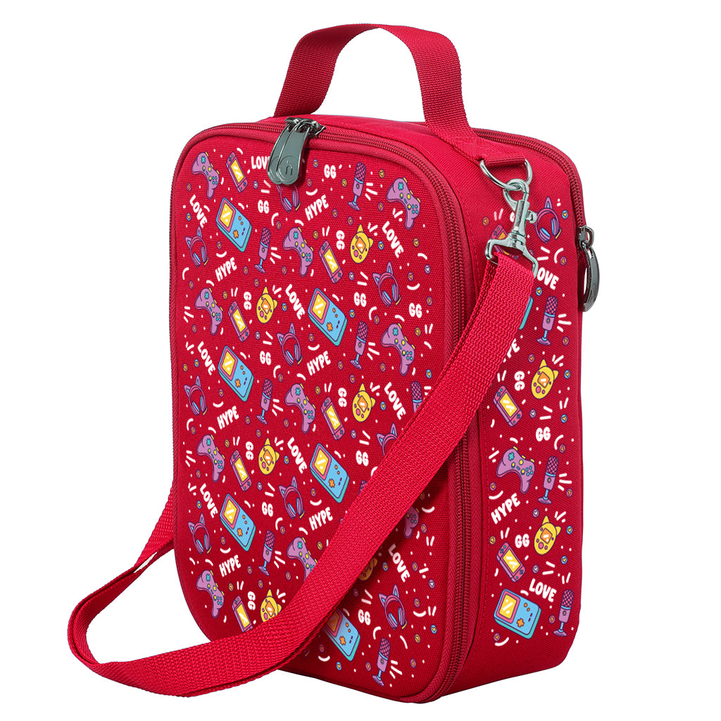 Pixel Chick Large Insulated Lunch Bag for Women & Men - Reusable Cooler Tote for Work, School, Picnics & Outdoor Activities