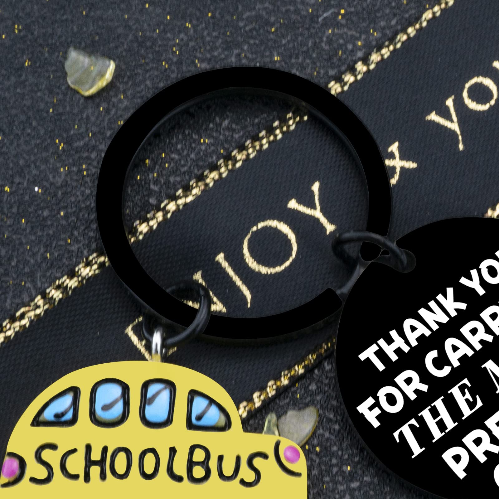 Funny Bus Driver Gifts - Appreciation Keychain for Men & Women - Perfect for Christmas, Birthday, Thanksgiving - Ideal for School Bus Drivers & Transportation Workers