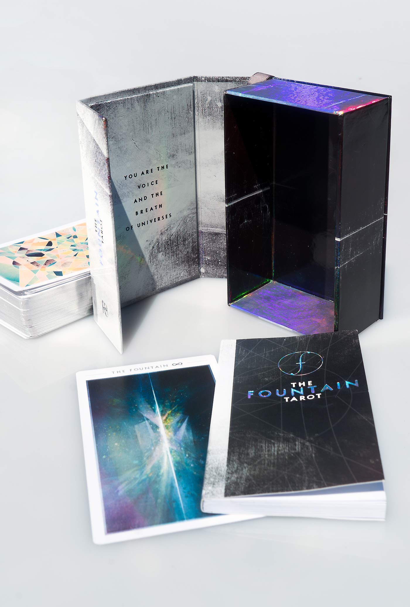The Fountain Tarot Deck with Guidebook - 78 Illustrated Cards for Divination, Meditation & Spiritual Growth | Perfect for Tarot Readers, Beginners & Collectors