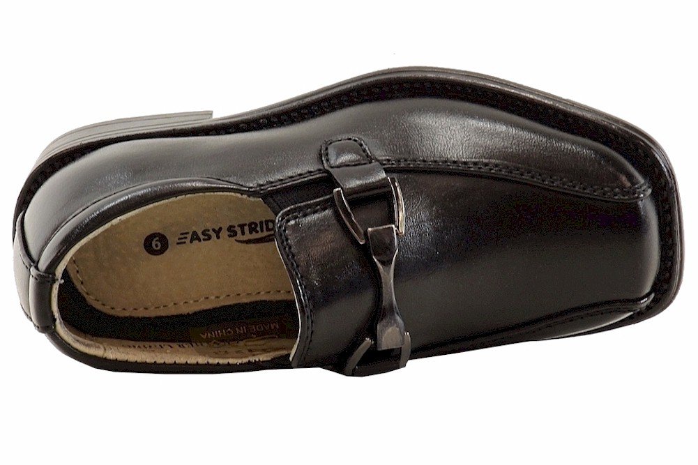 Boys' Classic Black Loafers for Toddlers - Comfortable School Uniform Shoes Size 6T - Perfect for Formal Events & Daily Wear