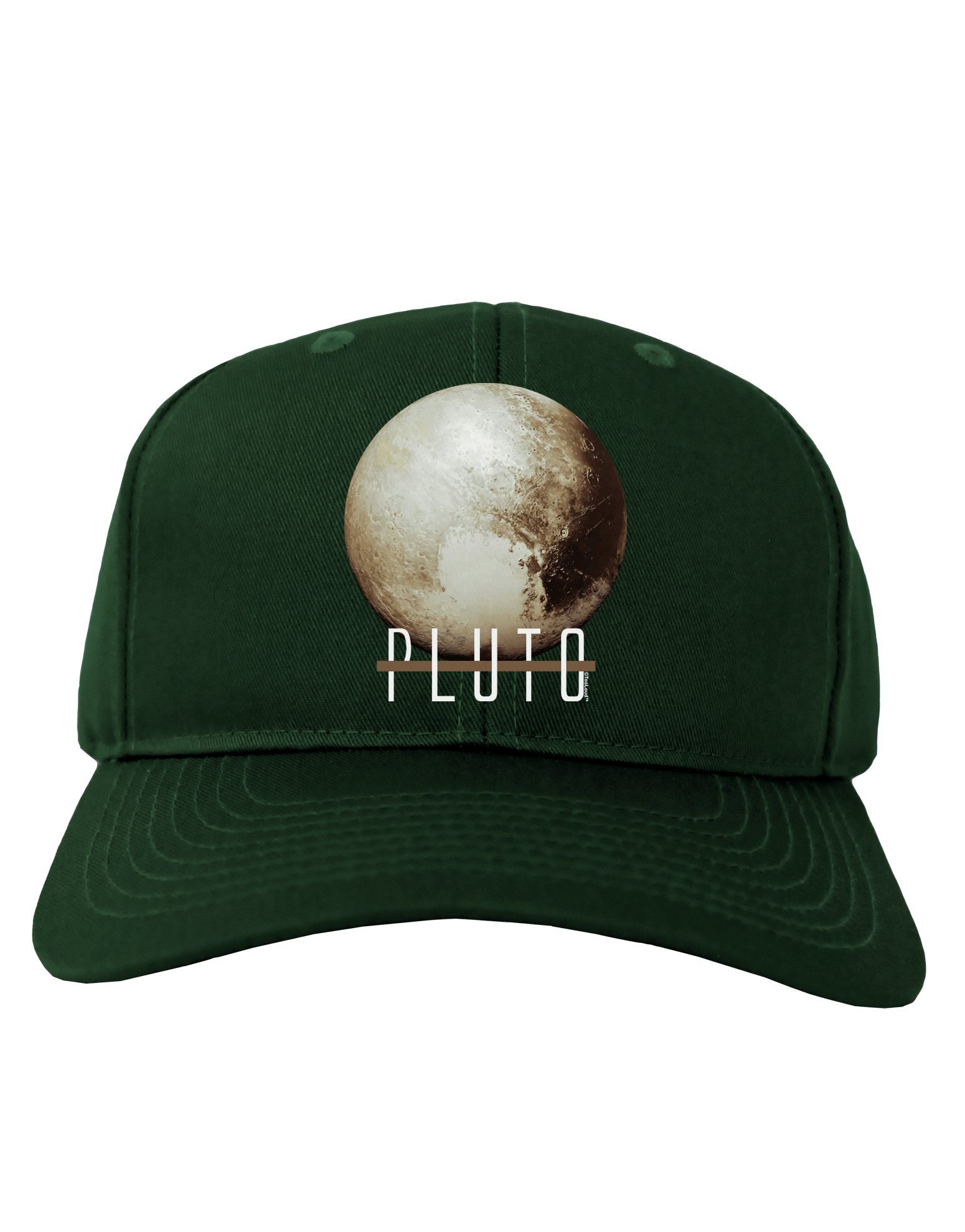 TooLoud Planet Pluto Text Dark Adult Baseball Cap - Stylish Men's & Women's Fashion Hat for Outdoor Activities, Sports & Casual Wear
