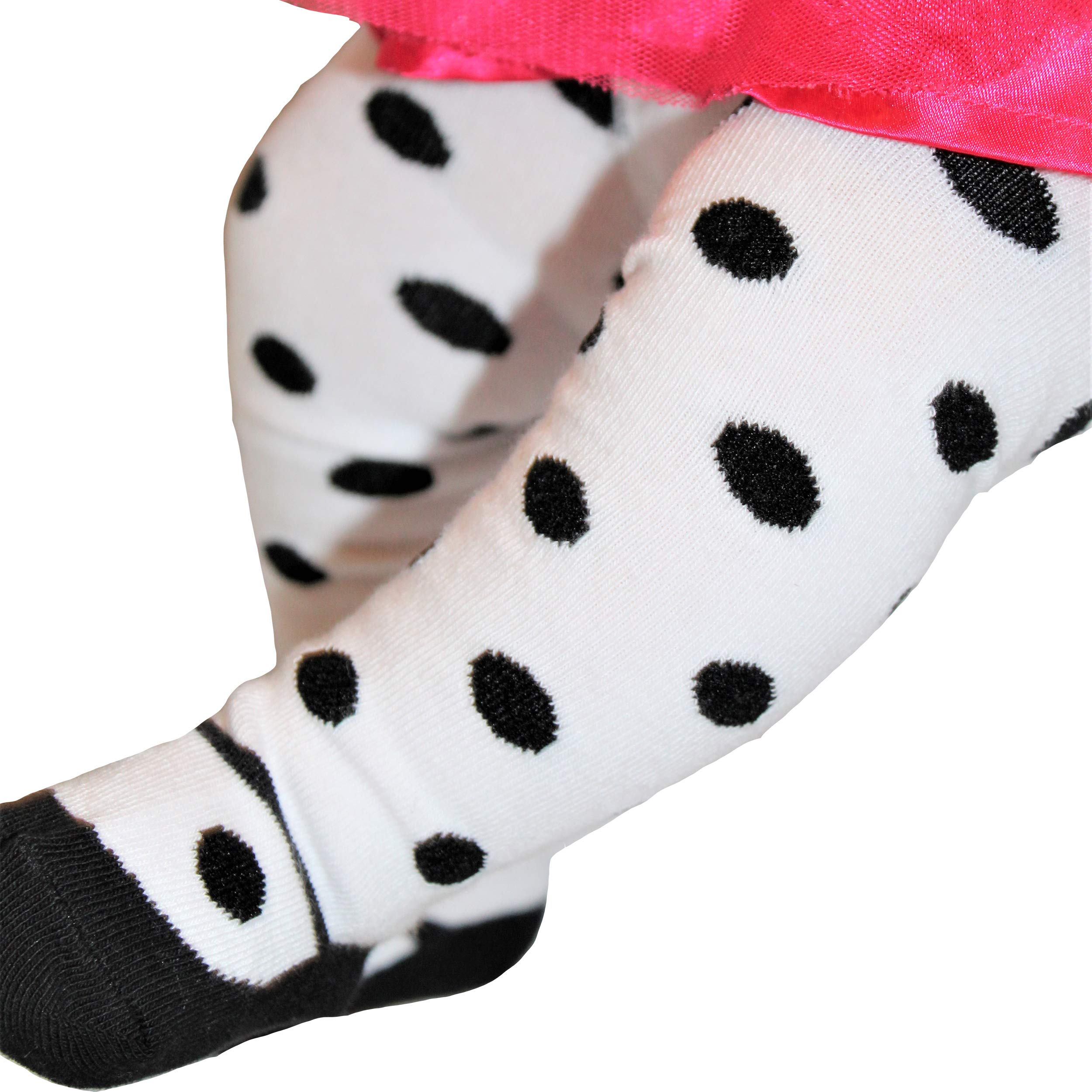50's Hip Hop Baby Girls Cotton Thick Polka Dot Tights - Seamless Leggings & Stockings for Newborn Infants | Perfect for Dance, Photo Shoots & Everyday Wear