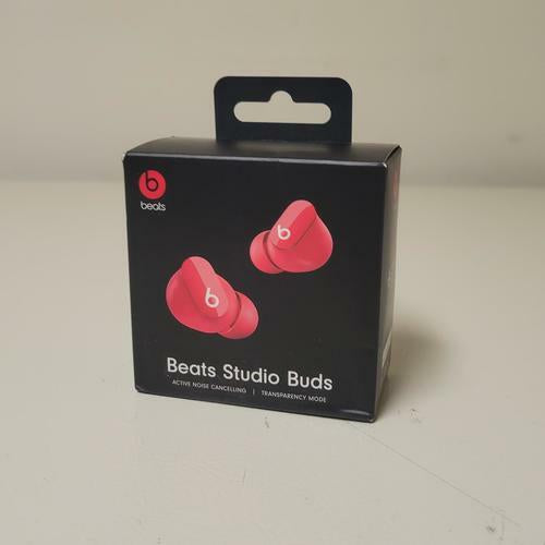 Beats Studio Buds Wireless Bluetooth Earbuds with Active Noise Cancelling - Red (MJ503LL/A) | Perfect for Gym, Commuting & Travel