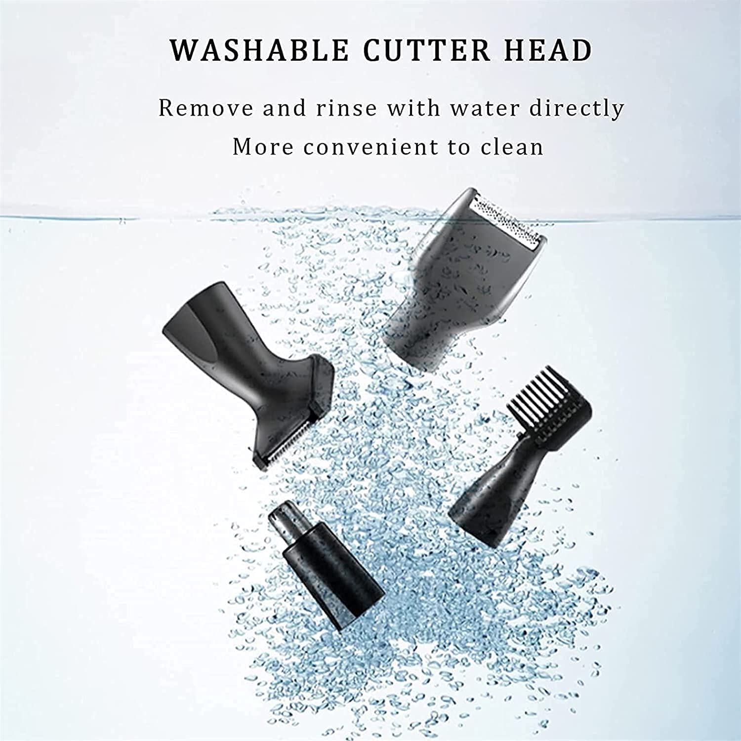 Rechargeable Ear and Nose Hair Trimmer for Men & Women - Precision Eyebrow & Facial Grooming Kit - Perfect for Travel, Home, and Office Use