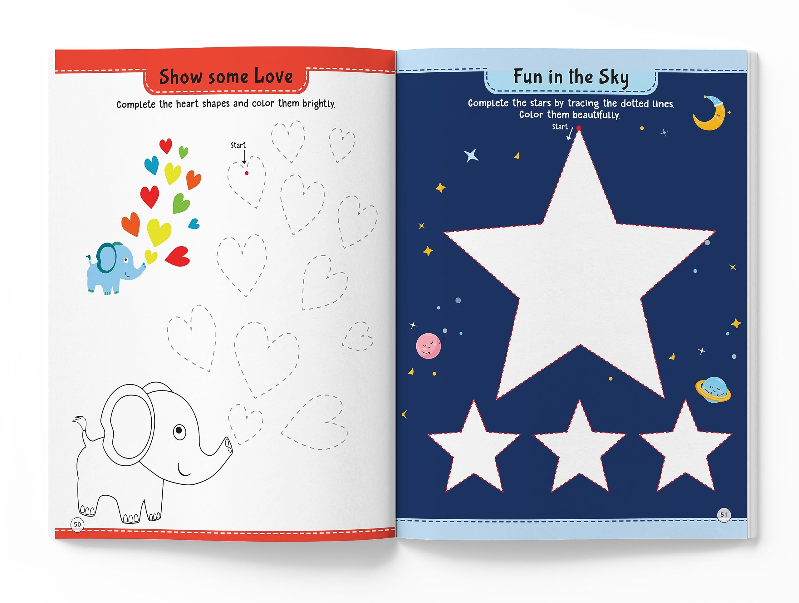 101 Pencil Control Activity Book for Kids - Tracing Practice Workbook for Preschool & Kindergarten - Improve Handwriting Skills for Classroom & Homeschool Learning