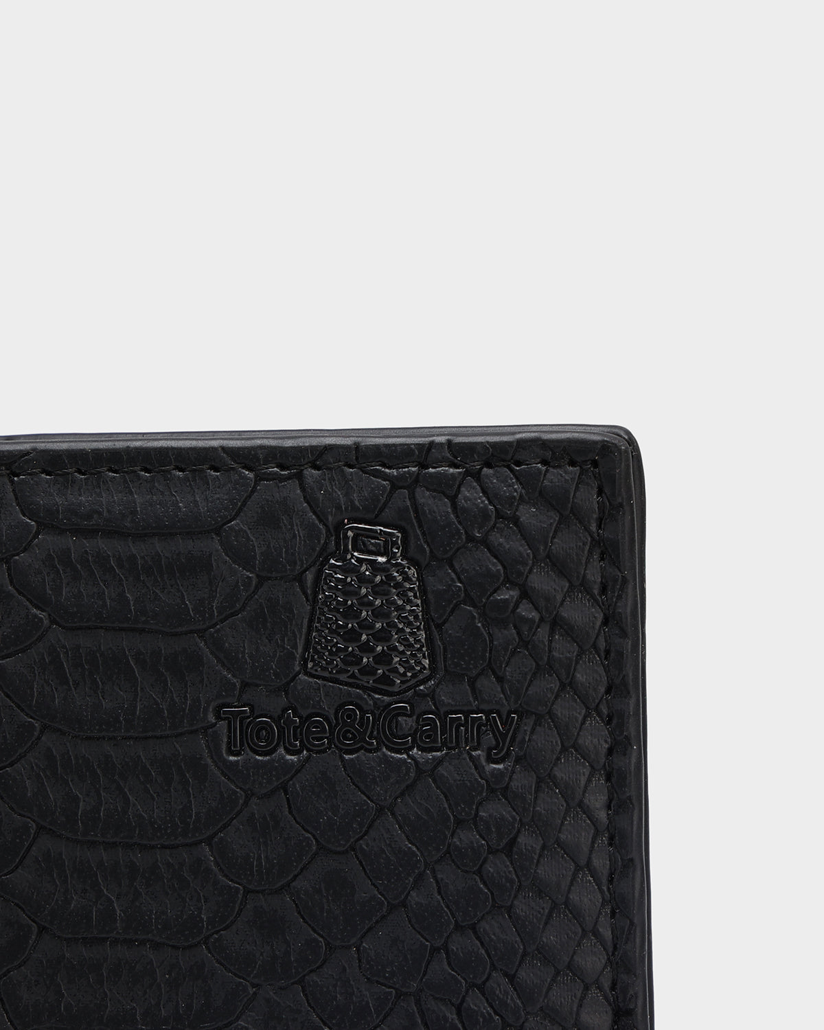 Apollo 1 Chain Wallet for Men - Slim RFID Blocking Bifold Leather Wallet with Money Clip - Perfect for Travel, Business & Everyday Use (Black)