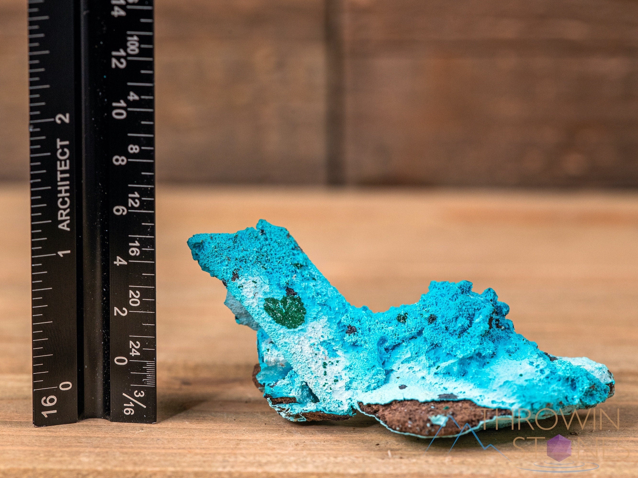 Natural CHRYSOCOLLA Pseudomorph After AZURITE & MALACHITE Raw Crystal Specimen - Healing Stone Collection, Housewarming Gift Idea, Spiritual Home Decor | Perfect for Meditation, Reiki Energy Work & Crystal Display