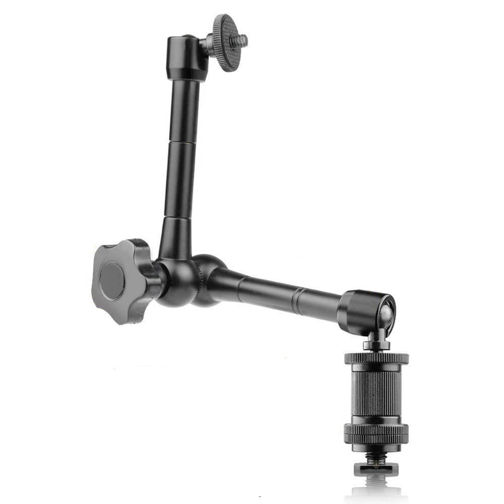 Magic Arm Kit with Crab Claw - Adjustable Camera Mount for DSLR, Smartphone & GoPro - Perfect for Vlogging, Photography & Video Shooting