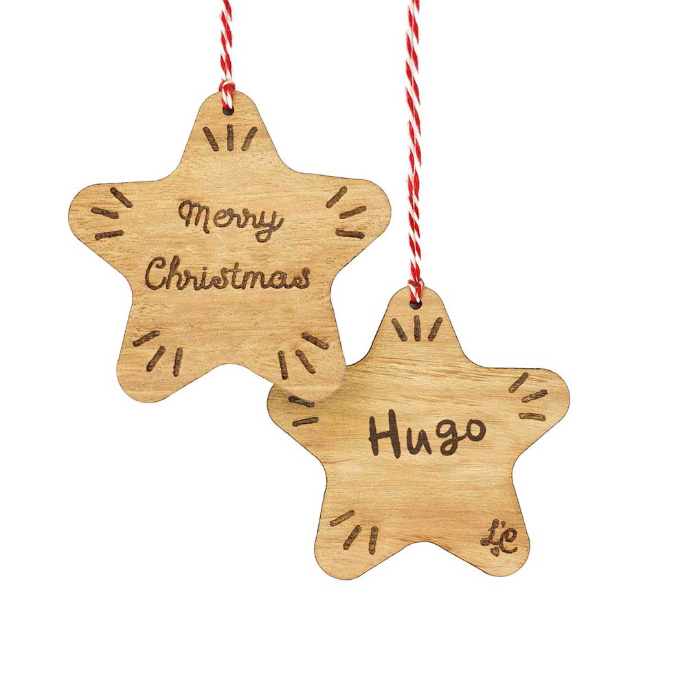 Personalized Christmas Tree Decorations - Custom Name & Photo Holiday Ornaments for Xmas Gifts, Family & Home Decor