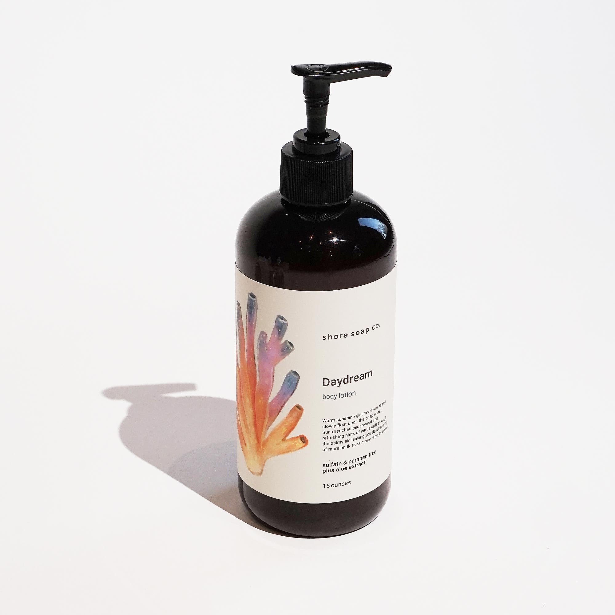 Shore Soap Co. Organic Hand & Body Lotion - Hydrating Moisturizer for Dry Skin | Vegan & Cruelty-Free | Perfect for Daily Use at Home, Office & Travel