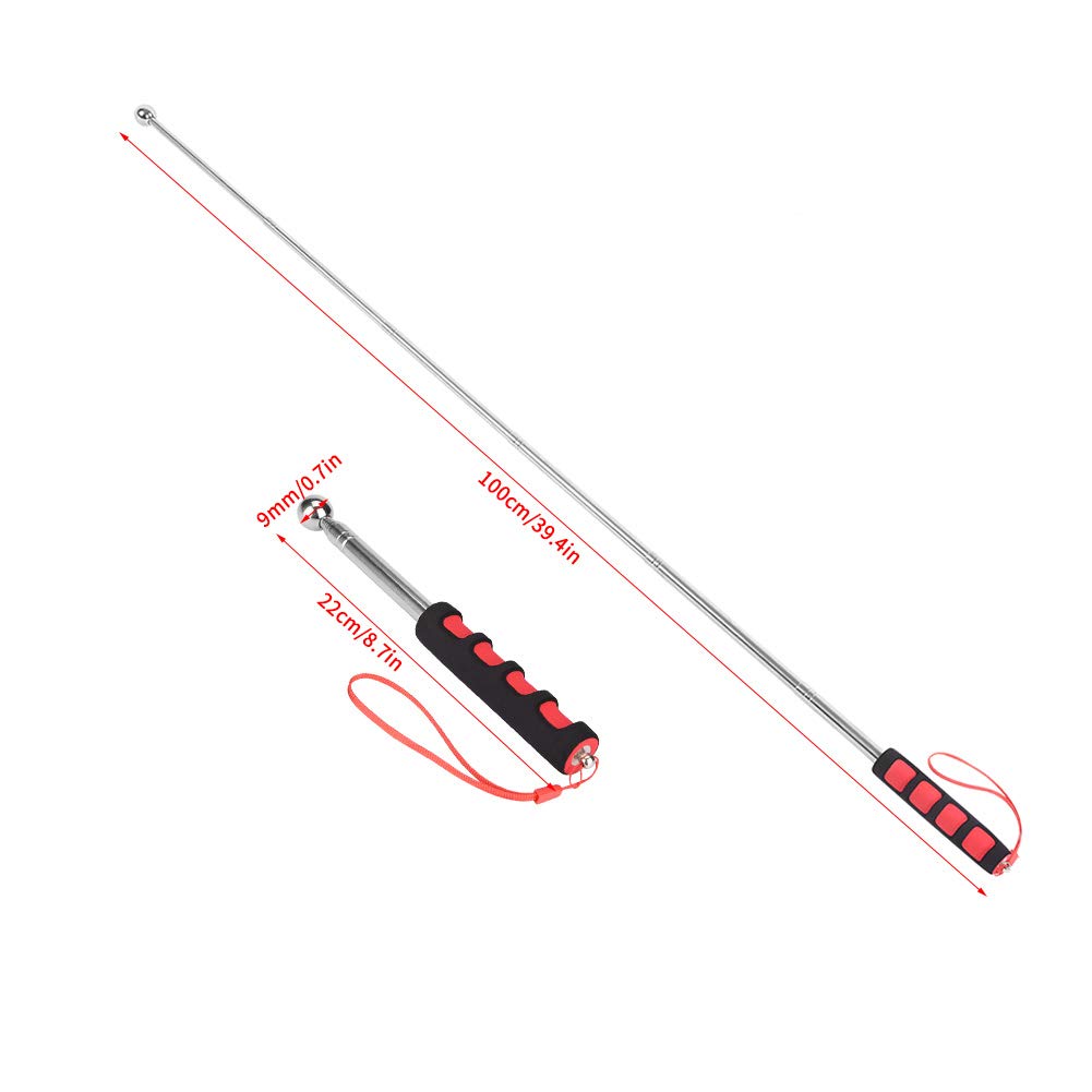 Stainless Steel Hollowing Drum Hammer with Reinforced Pressure Groove - Shockproof & Stretchable Design, Firm Sponge Grip for Home Decoration & DIY Projects - Perfect for Wall Testing, Renovation, and Construction Work