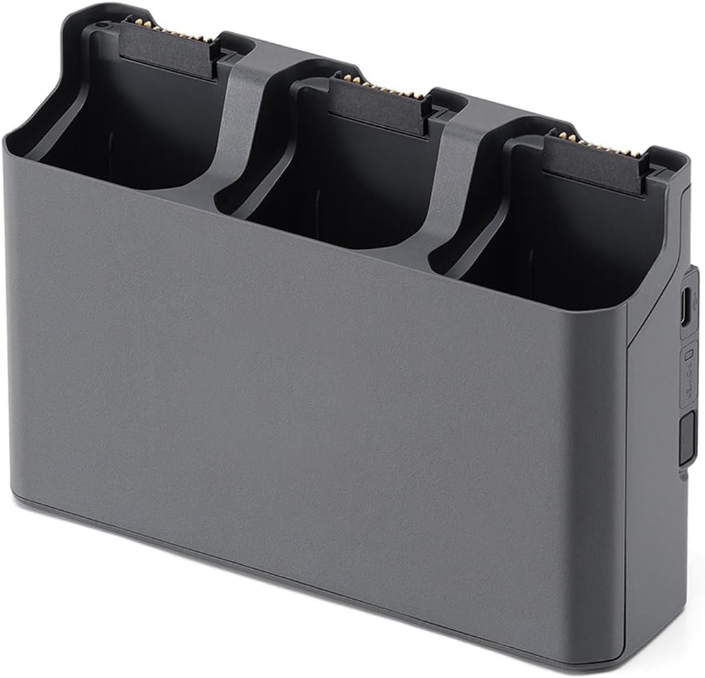 DJI Air 3 Quick Charging Hub - 3-Port Intelligent Battery Charger for DJI Air 3 Drone | Fast Charging Station for Multiple Batteries | Perfect for Travel, Aerial Photography & Professional Drone Operations