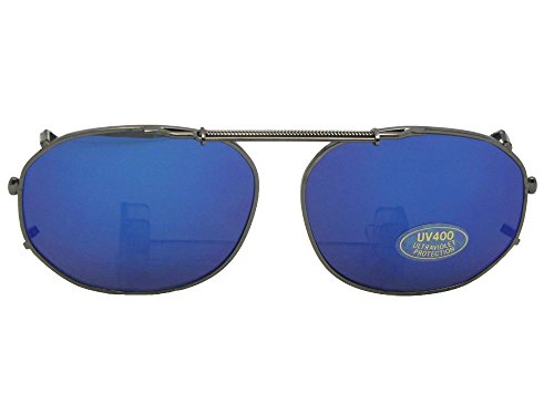 Pewter-non Polarized Blue Mirror Gray Lens