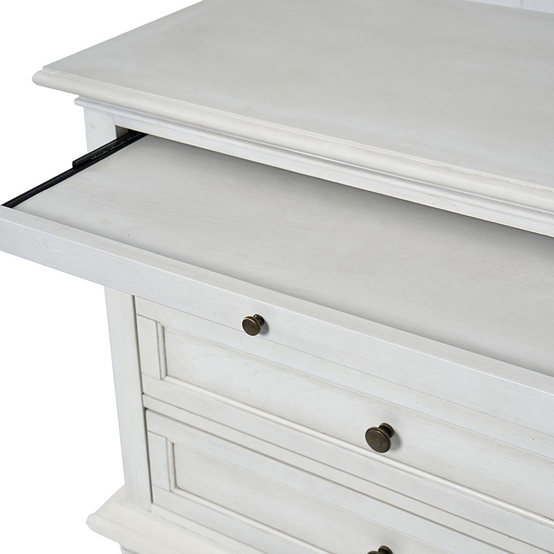 Galatea 3-Drawer Nightstand with USB Charging Ports & Power Outlets - Modern Bedside Table with Storage for Bedroom, Living Room or Office