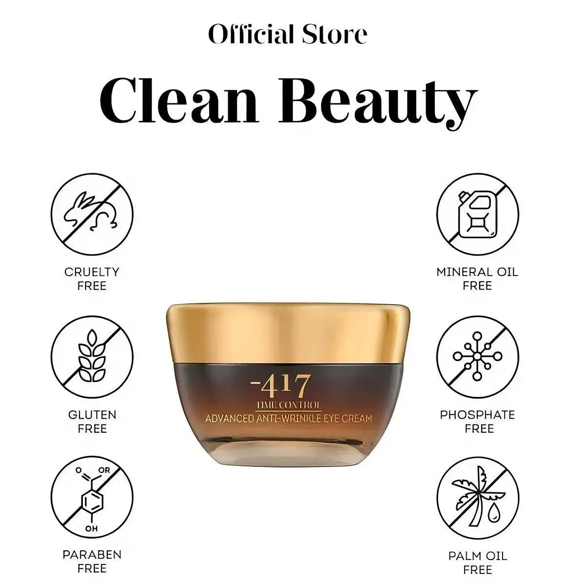 Minus 417 Advanced Anti-Wrinkle Eye Cream for Dark Circles & Puffiness - Hydrating Under Eye Treatment for Women & Men - Day & Night Use for Brighter, Youthful Eyes