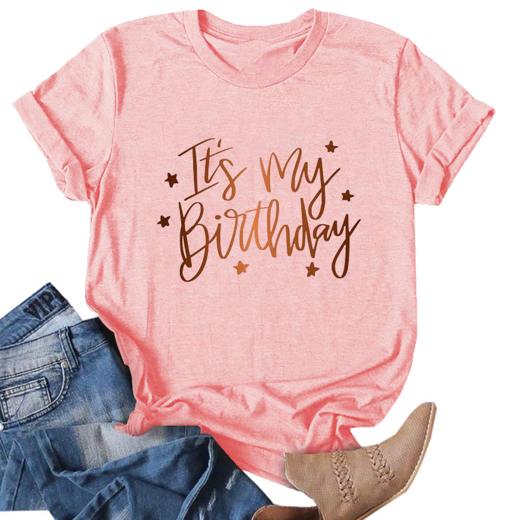 Women's Birthday Shirts - Cute Birthday Squad Tees & Mama Shirts | Perfect Birthday Gifts for Women | Fun Party Outfits & Girls' Night Celebrations