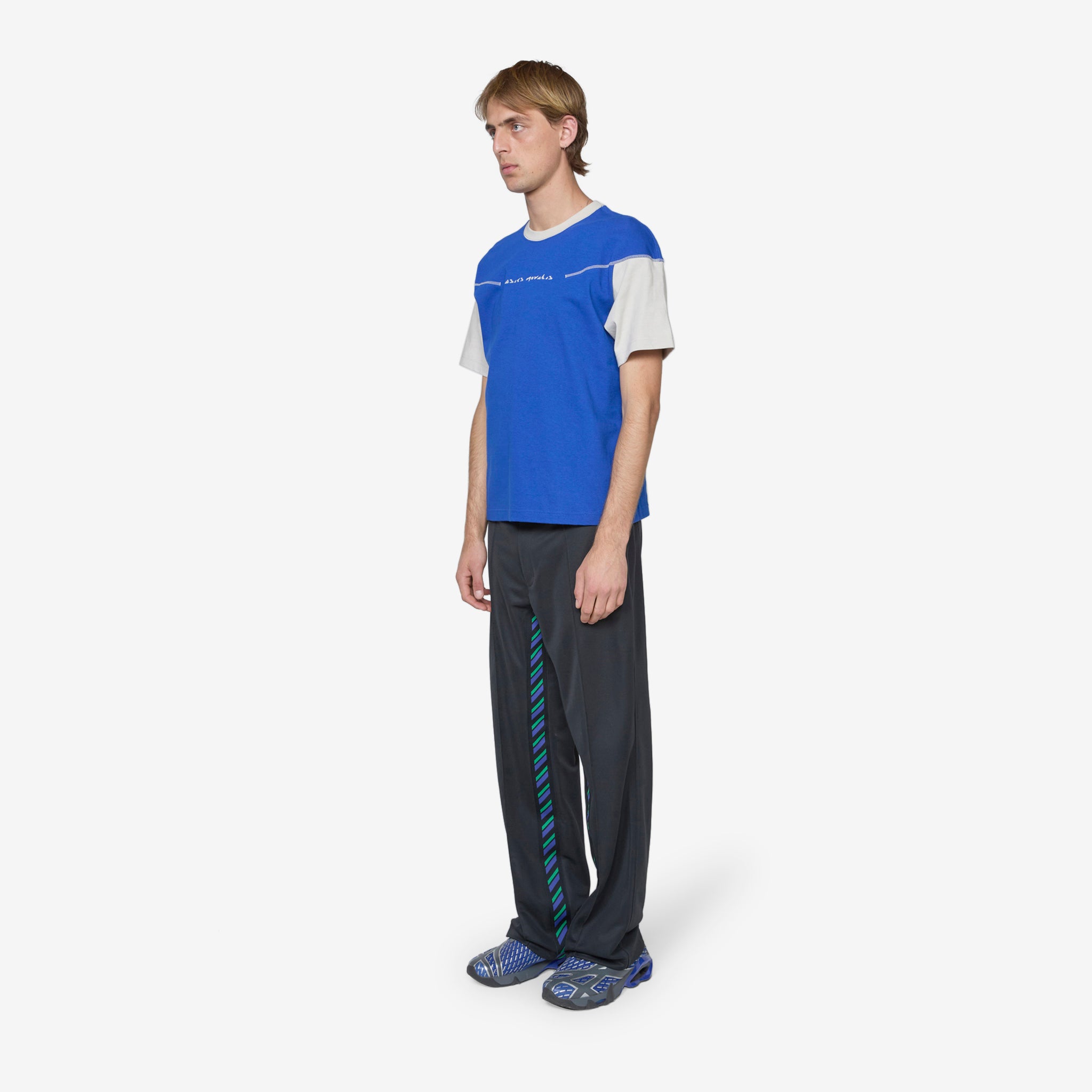 ASICS NOVALIS Styrax Track Pants for Men - Lightweight Running Jogging Pants with Breathable Fabric (Anthracite) - Perfect for Gym, Workout & Casual Wear