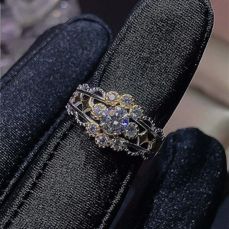 0.5CT Moissanite Engagement Ring for Women - Premium FME R459 Solitaire Ring - Perfect for Anniversary, Proposal & Valentine's Day Gifts